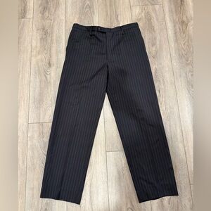 Dolce & Gabbana Charcoal Striped Trousers